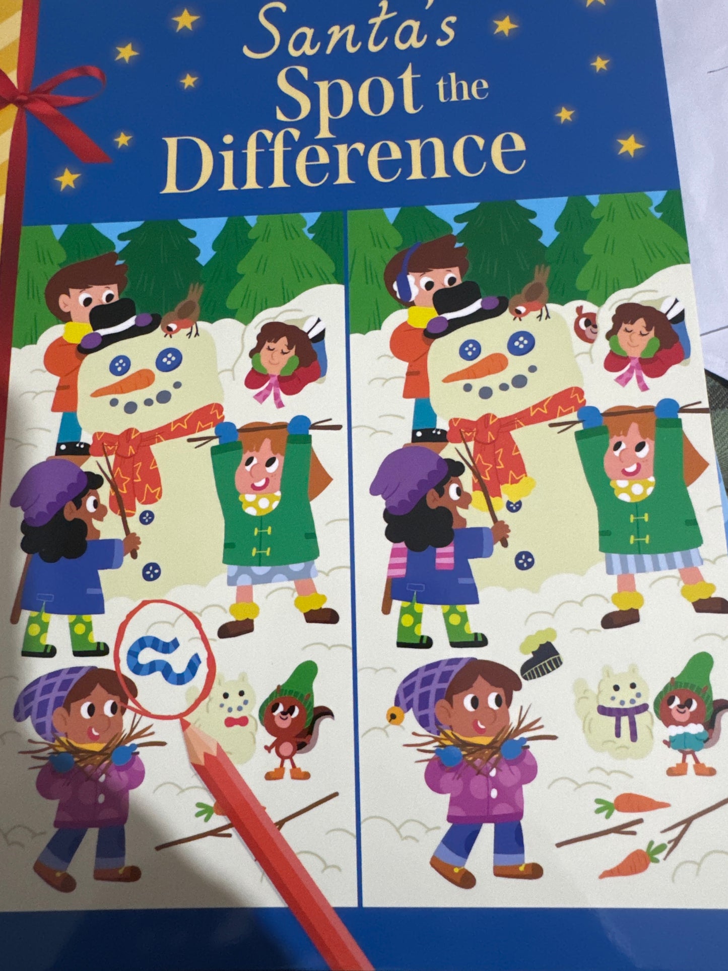Santa’s spot the difference