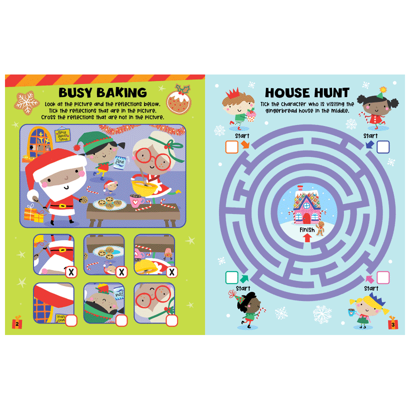 Gingerbread Friends Activity Book