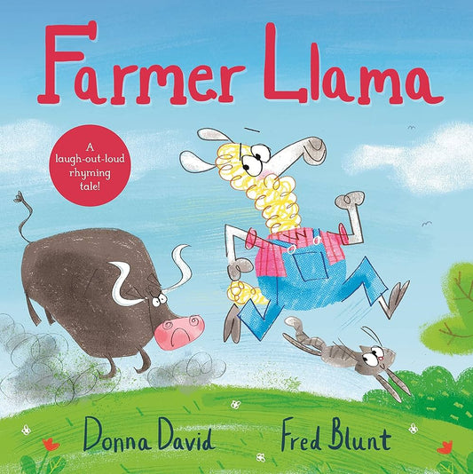 Farmer Llama by Donna David