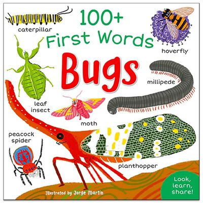 Bugs: 100+ First Words by Miles Kelly