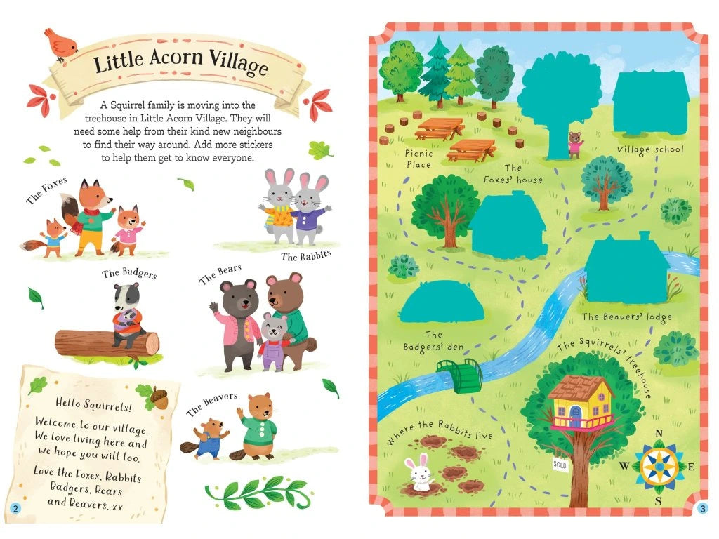 Usborne Little First Stickers: Love and Kindness