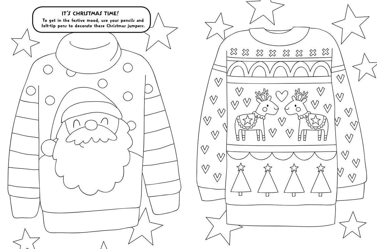 Christmas Jumper Colouring Book