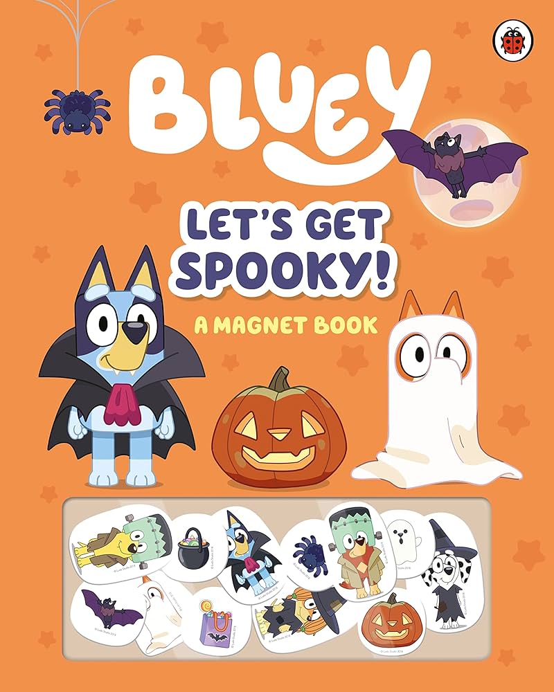 Bluey: Let’s Get Spooky! A magnet book