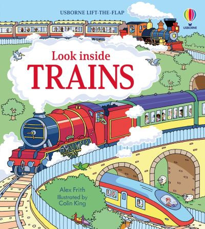 Usborne Lift-the-Flap: Look inside Trains