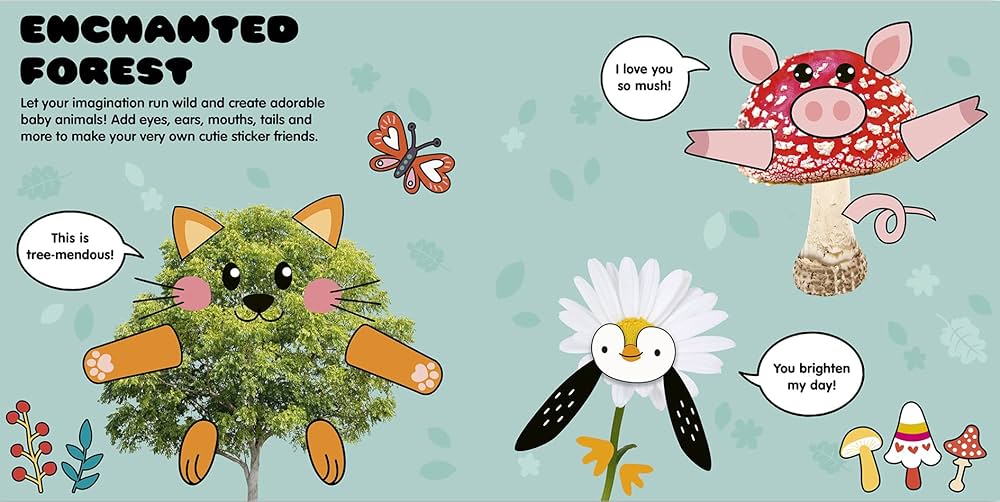 Cute Stickers: Create-A-Cutie-Animal