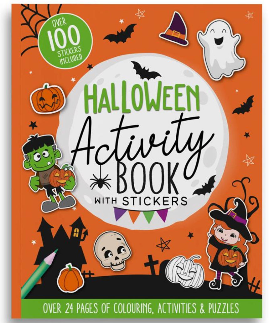 Halloween: Activity book with stickers