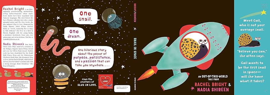 Snail in Space by Rachel Bright and Nadia Shireen