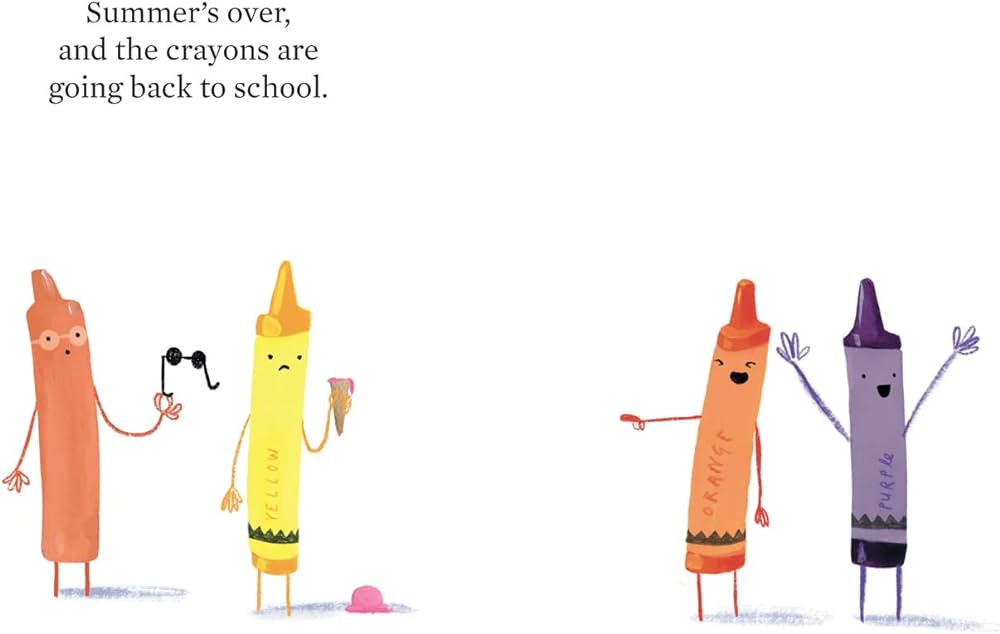 The Crayons go back to school by Drew Daywalt
