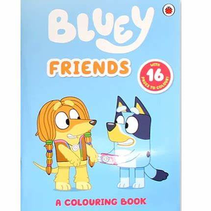 Bluey Friends Colouring Book