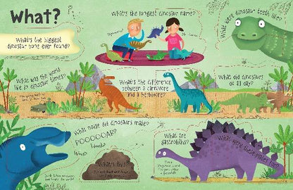 Usborne: Lift-the-flap Questions and Answers about Dinosaurs