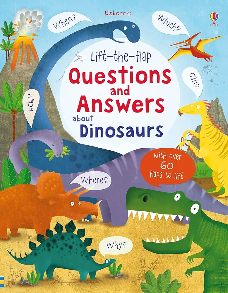 Usborne: Lift-the-flap Questions and Answers about Dinosaurs