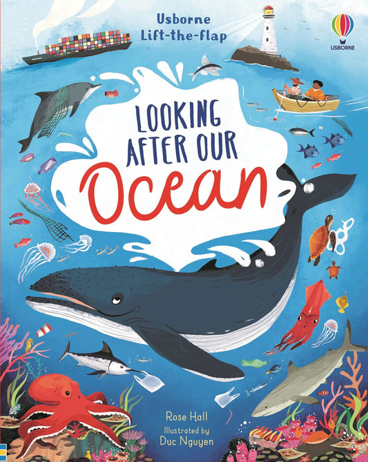 Usborne: Lift the Flap Questions and Answers Looking After Our Oceans