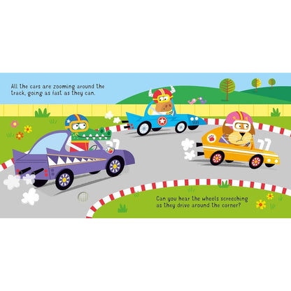 Usborne: Let’s go in a racing car!
