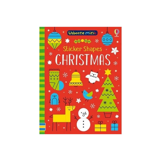Usborne Minis: Sticker Shapes Christmas