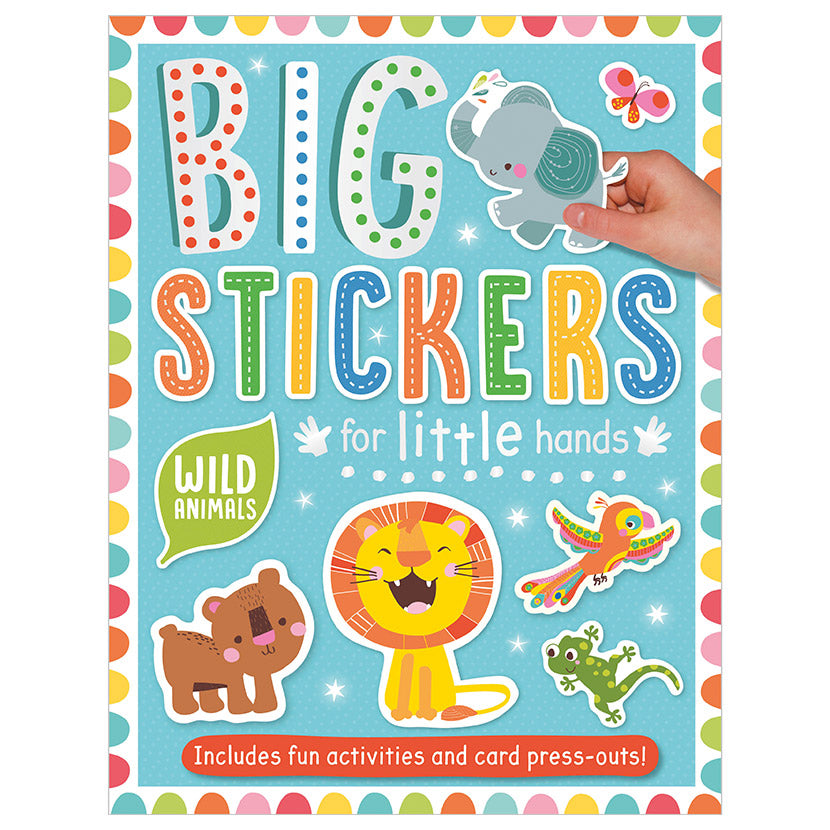 Big Stickers for Little Hands: Wild Animals