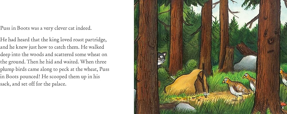 Fairy Tales: Puss In Boots by Axel Scheffler