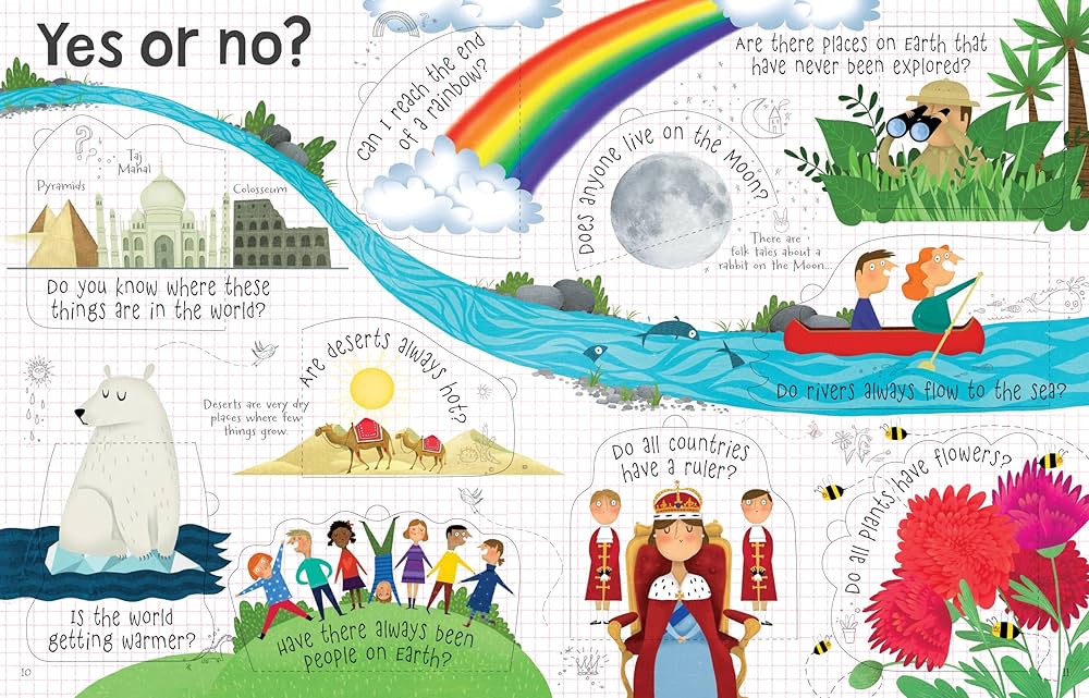 Usborne: Lift the Flap Questions and Answers about Our World