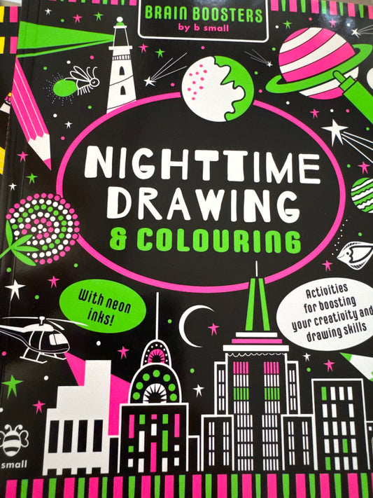 Brain Boosters: Nighttime Drawing & Colouring