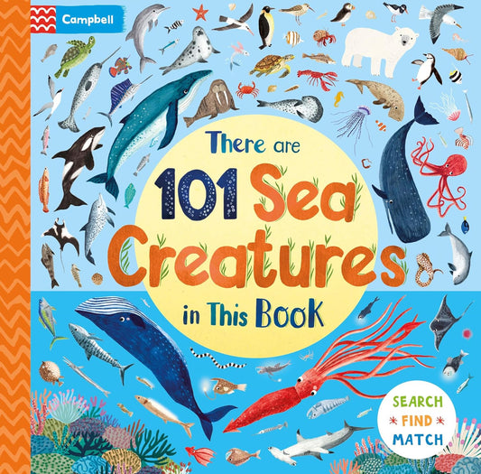 There Are 101 Sea Creatures in this book