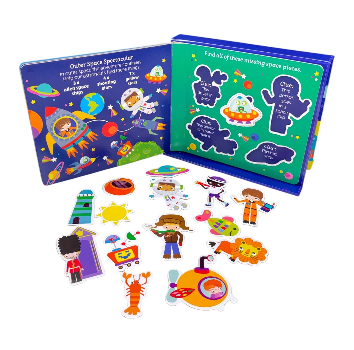 ADVENTURE explorers with book and puzzle pieces (Melon Books)