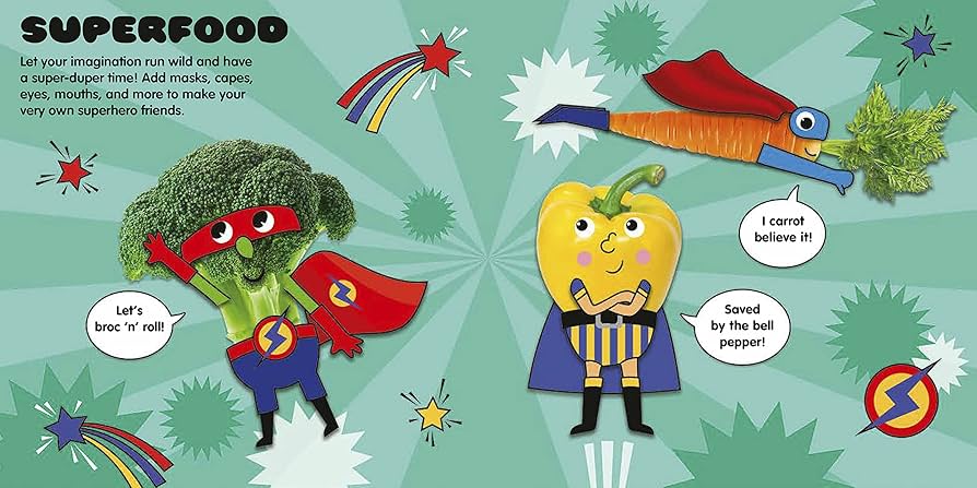 Crazy Stickers: Create-A-Superhero