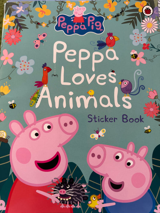 Peppa Pig Loves Animals! Sticker book