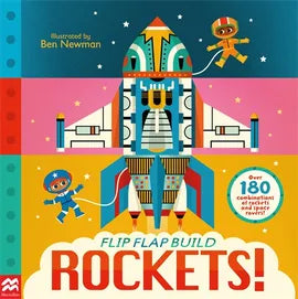 Flip Flap Build Rockets! By MacMillan