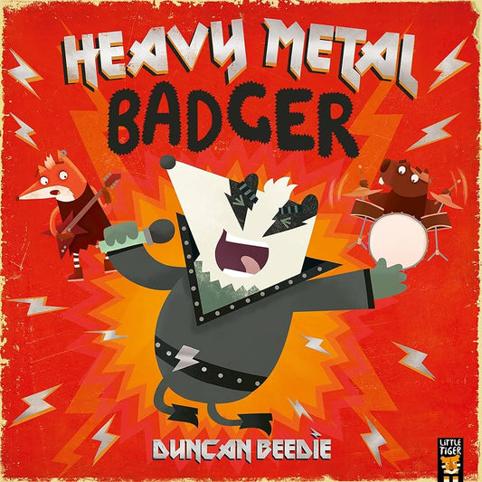 Heavy metal badger by Duncan Beedie