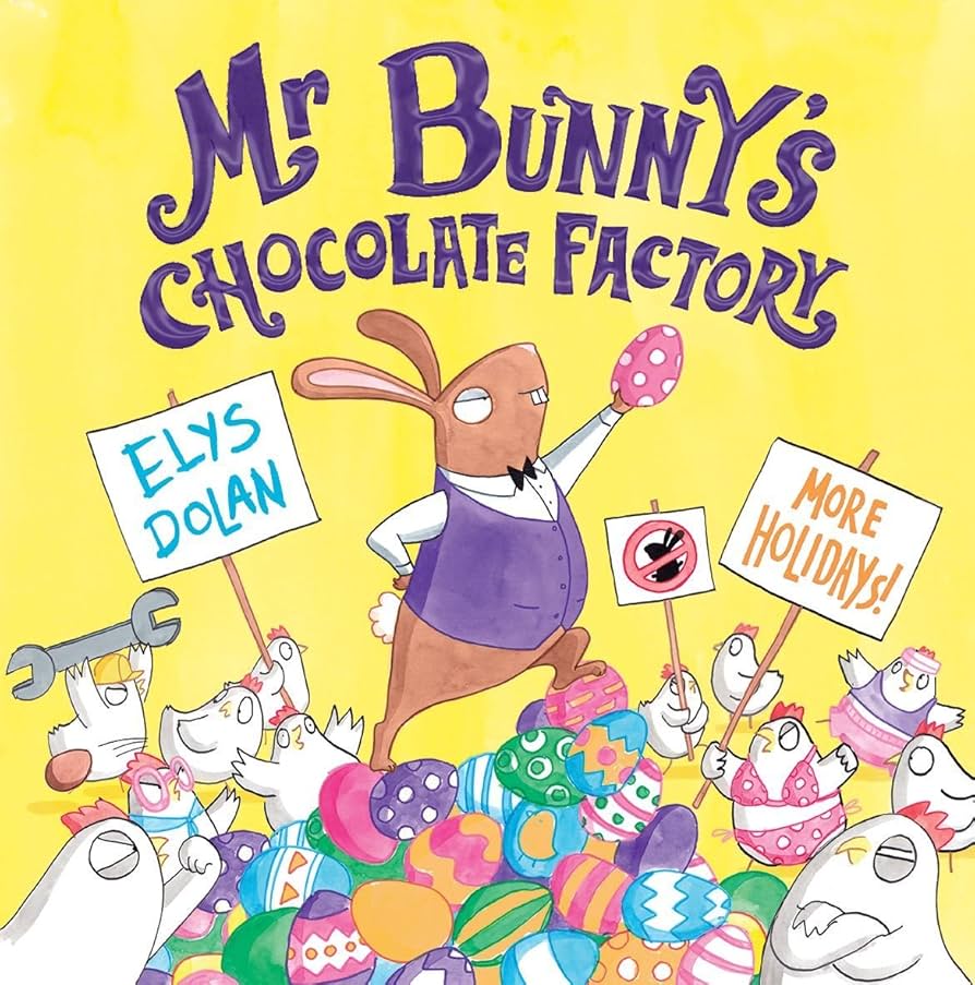 Mr Bunny’s chocolate factory by Elys Dolan