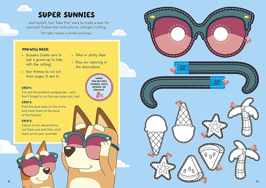 Bluey: Bluey’s Beach an activity book