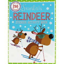 Santa’s Reindeer sticker activity book