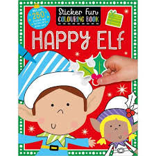 Happy Elf sticker activity book