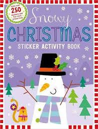 Snowy Christmas sticker activity book