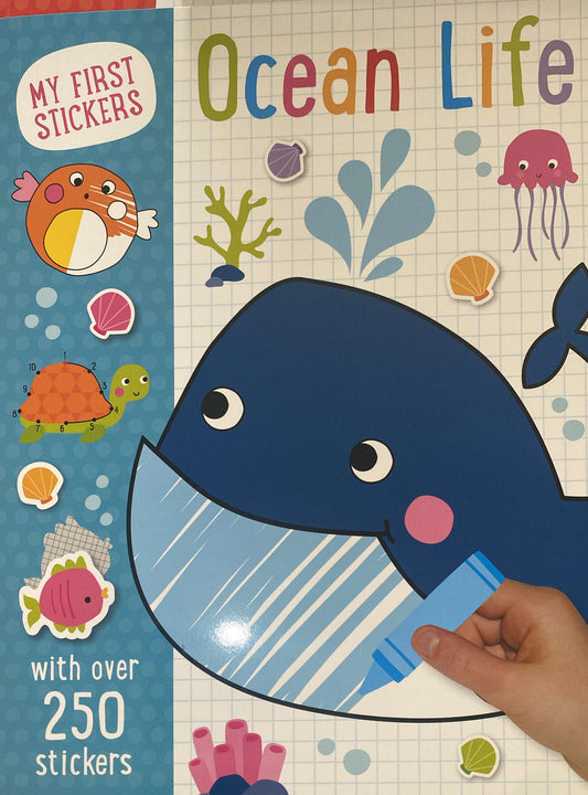 My first stickers- Ocean life