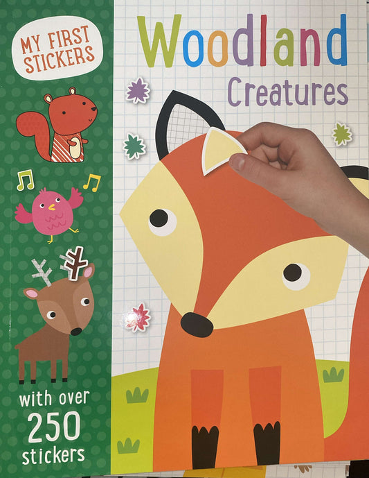 My first stickers- Woodland Creatures